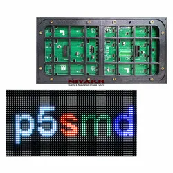 Módulo de led de alto brilho p5, cor real, display externo de publicidade em led ip65, smd, módulo led x mm