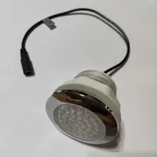 Водонепроницаемая светодиодная лента RGB подводный светодиодный освещение для ванной светодиодный гидромассажная ванна лампа Размер отверстия 53-55-60-64mm Светодиодная лампа для спа 2-шпильки кабель изменяемый цвет