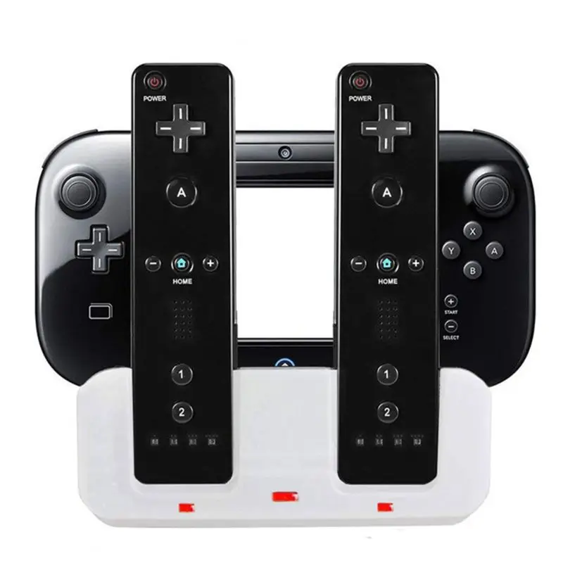 Умная зарядная станция Док-станция зарядное устройство для Wii U геймпад пульт