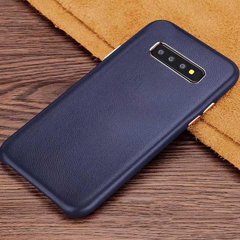 Мягкий чехол из натуральной овечьей кожи для samsung Galaxy S10 Plus S10E S8 Plus, роскошный ударопрочный чехол для телефона с хорошим сенсорным экраном, чехол на заднюю панель