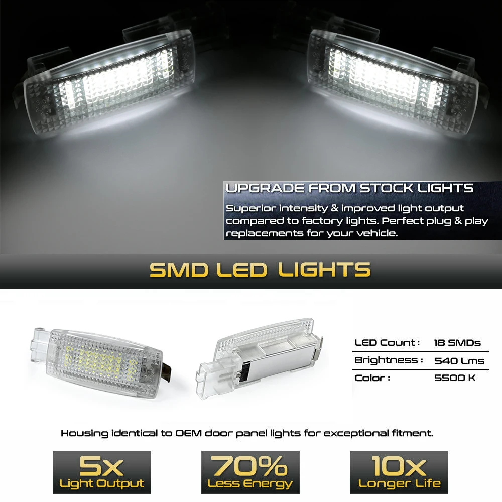 Generic Kit De Lumières De Miroir De Courtoisie à LED Pour