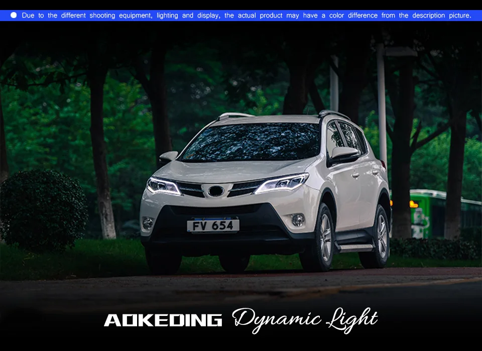 AKD авто стайлинг фары для Toyota RAV4 RAV 4 фары светодиодный ходовые огни биксеноновые фары Противотуманные фары с ангельскими глазками Авто уровни