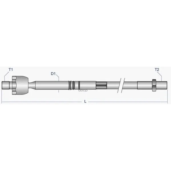 Am-Ge-V405_тяга Рулевая! Chrysler Voyager 01-03, Dodge Caravan/Grand Caravan 01-04 Moog Amgev405 Moog арт. AMGEV405