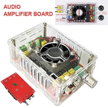 

TDA7498 2 Channel Audio Stereo Power Amplifier Board 2*100W DC9-34V + Case Operational Amplifier Chips