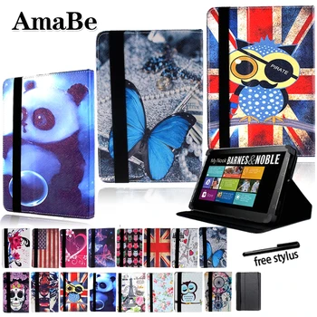 

Shockproof Print Leather Tablet Stand Cover Case for 7" 8" 10" Asus ZenPad Tablet + Stylus Protective Shell