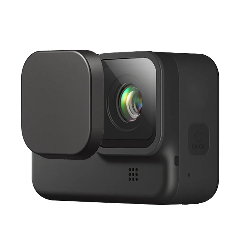 Защитный силиконовый чехол для камеры Gopro-Hero 8 Черный колпачок аксессуары |