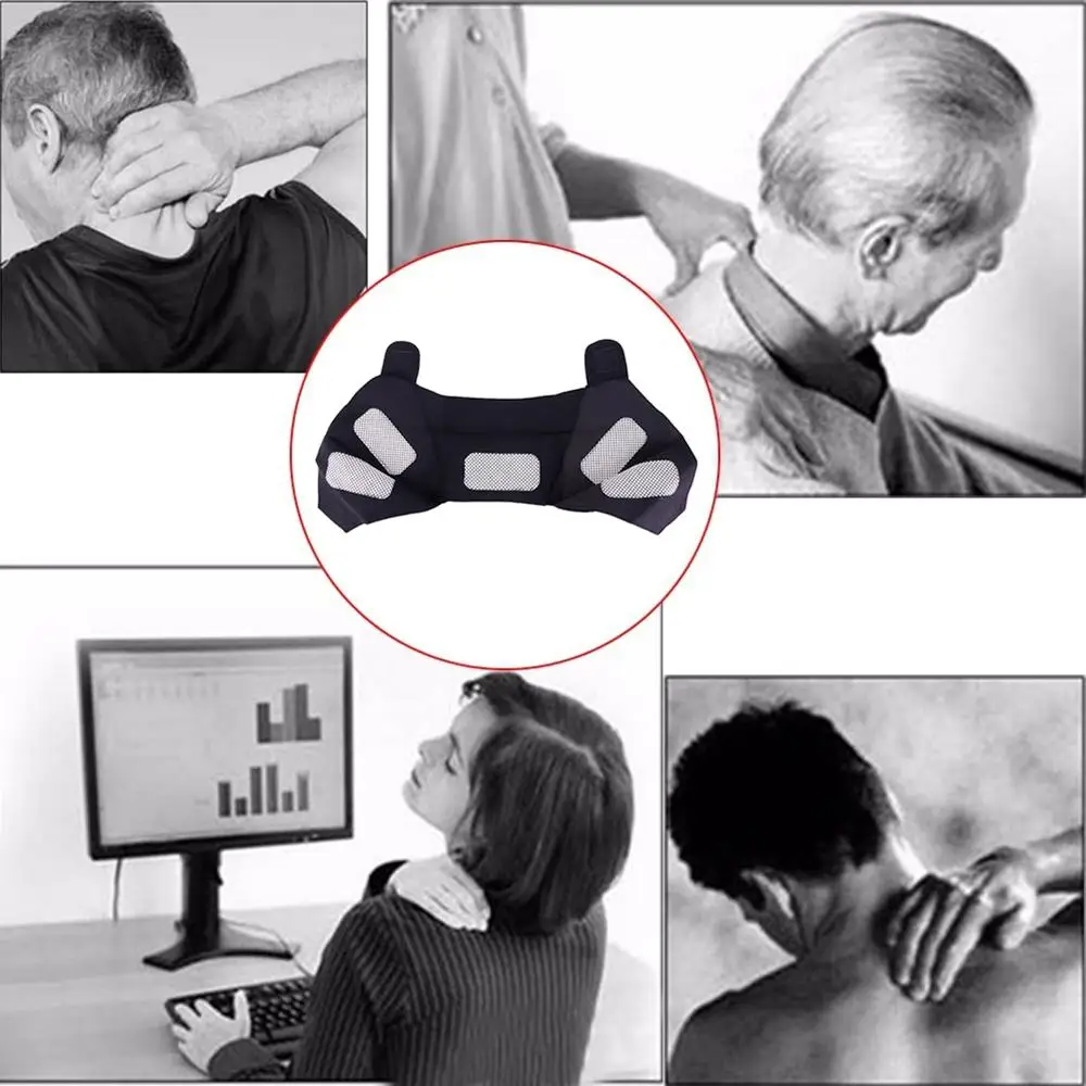 Unisex Heat Therapy Pad Belt Shoulder Protector Support Body Muscle Pain Relief Accessory