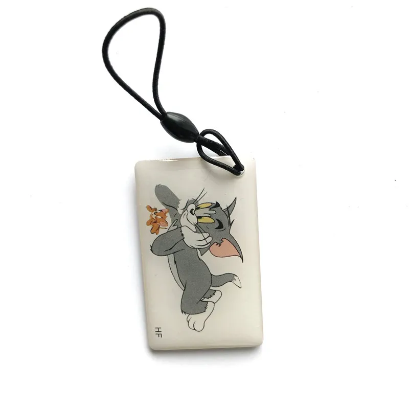 B Брелоки Rfid кольцо брелока брелок rfid ключ для домофона жетон-бирка em4305 t5577 125 кГц перезаписываемый Changable - Цвет: B