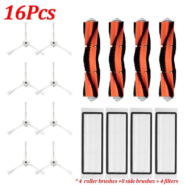 Hepa Filter Mop Rag Brush for Xiaomi for Roborock 1S S50 S55 S5 Max S6MaxV S6 Accessories Robot Vacuum Cleaner Parts Vacuum 2 XM038