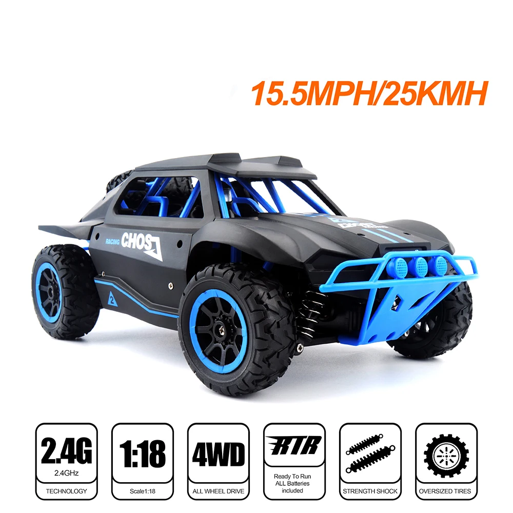 Радиоуправляемая машина 1/18 короткий грузовик 4WD 25 км/ч высокая скорость Дрифт пульт дистанционного управления автомобиль радиоуправляемая светодиодная машина гоночные игрушечные машинки подарки на Рождество для мальчиков