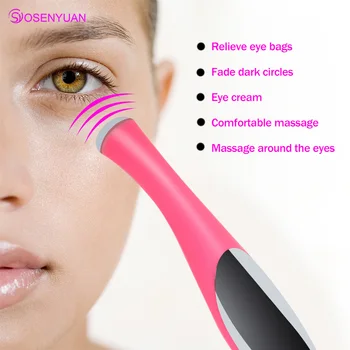 

Portable Electric Eye Care Massage Device Dark Circle FacialsThin Face Magic Stick Anti Bag Vibration Beauty Pen for AAA battery