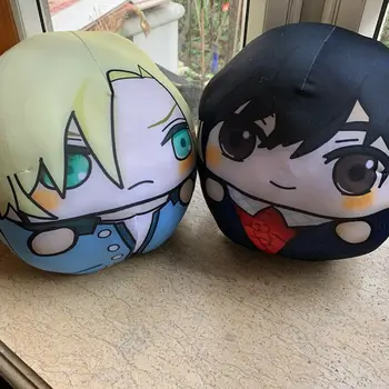 

Anime Banana Fish Ash Okumura Eiji Yaoi Plush Doll Toy Hug Pillow Handmade 14 inches