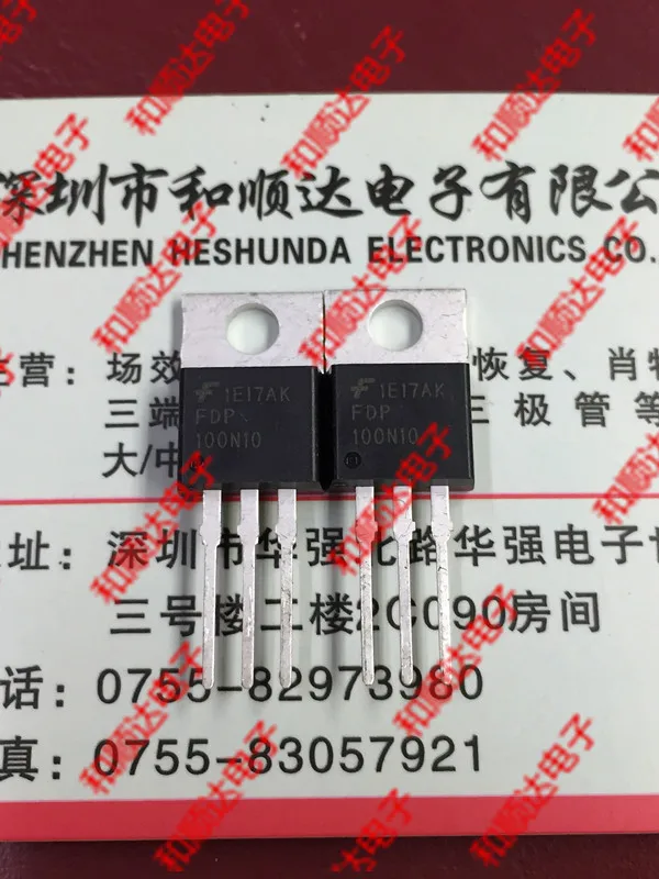 10 шт./партия FDP100N10 новое место TO-220-100 v 100 a