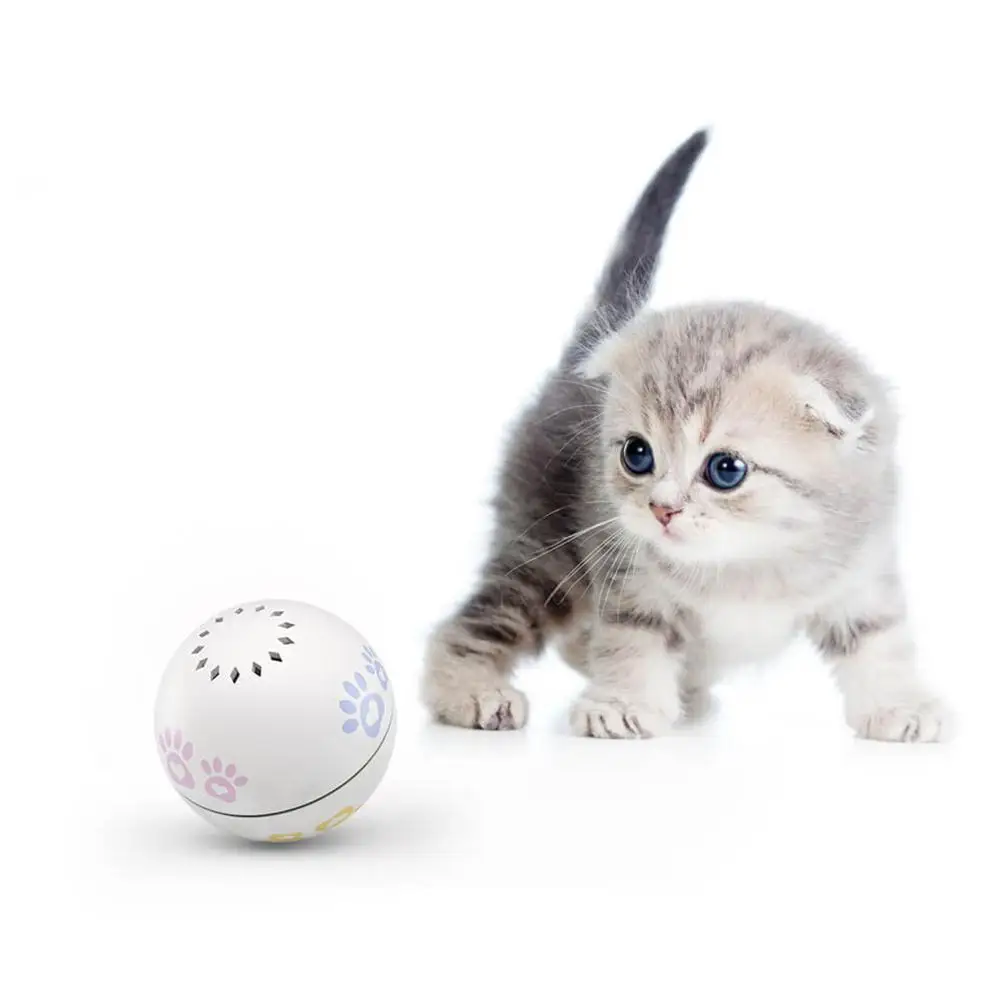  New Xiaomi Petoneer Pet Smart Companion Ball Cat Toy Built-in Catnip Box Irregular Scrolling Funny  - 4000070654025