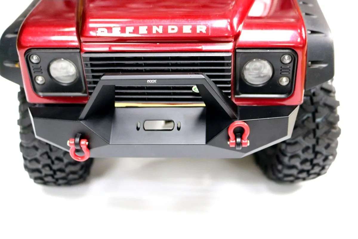 KYX гоночный металлический передний бампер для 1/10 RC Гусеничный автомобиль Axial SCX10 II 90046 Traxxas TRX-4 TRX4