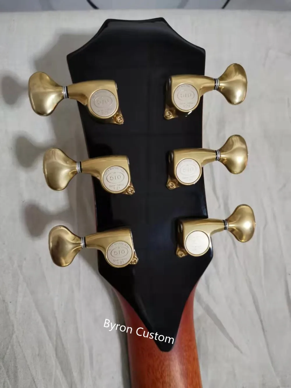 custom shop tobacco burst цельная Акустическая гитара, ручная сборка gotoh тюнер peg abalone cutaway guitar s