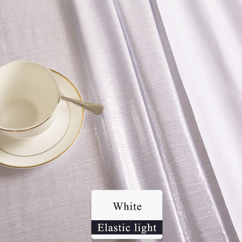 1pc Meetee 100*160cm Polyester Golden Flashing Strip Knitted Gilded Fabric DIY Sewing Dress Pants Light Stage Costume ClothFA307 - Цвет: White