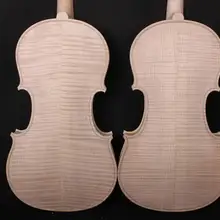 2 шт 4/4 корпус Скрипки ручной работы хорошее пламя клен задняя русская ель Топ