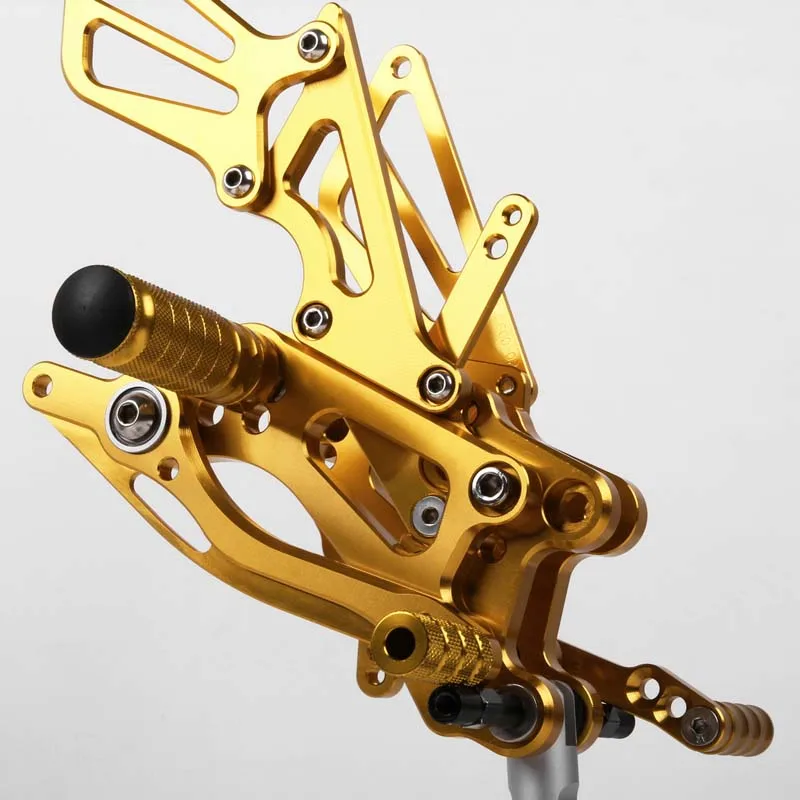 SMOK педаль мотоцикла для Honda CBR600RR 2007 2008- /CBR600RR ABS 2009- алюминиевый сплав Rearset подножки