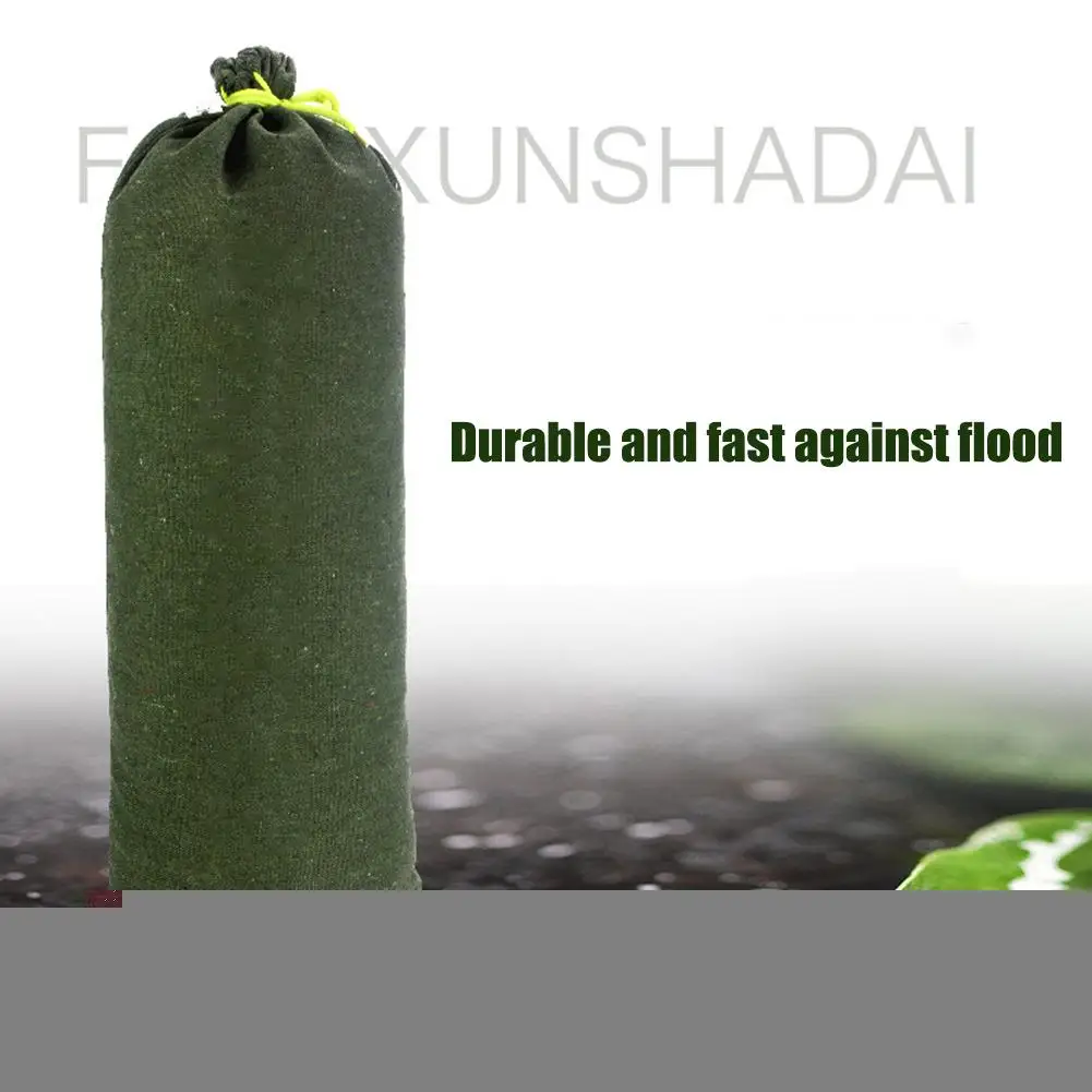 

Thick Sandbag Flood Resistant Canvas Thickened Sandbag Flood Control With Drawstring Closure Ties For Water Supply Station