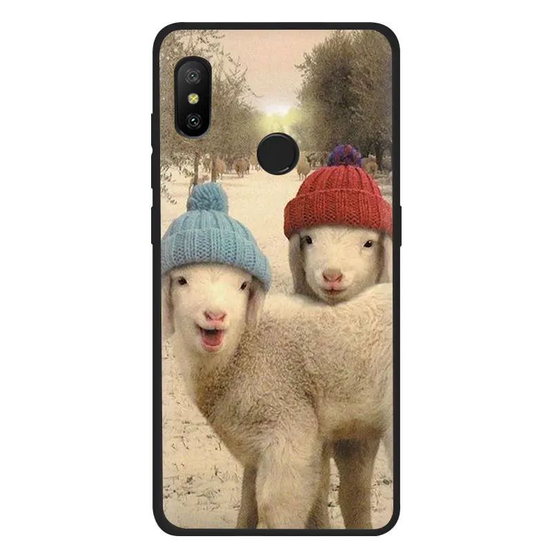 B9 Мягкий ТПУ чехол для телефона EWAU sheep для Xiaomi Redmi Note 4 4X5 6 7 8 Pro 5A Prime - Цвет: B9