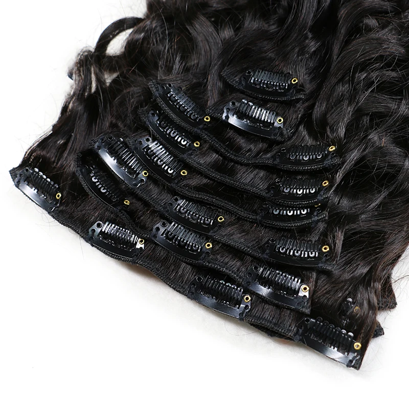 Бразильские натуральные волнистые накладные волосы Remy человеческие