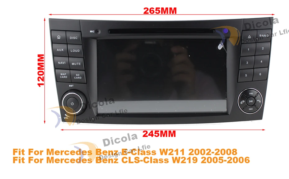 " ips Android 8,0 радио 32 Гб rom 4 Гб ram автомобильный dvd-плеер для Mercedes Benz e-класс W211 E200 E220 E240 E270 E280 2002-2008 W219