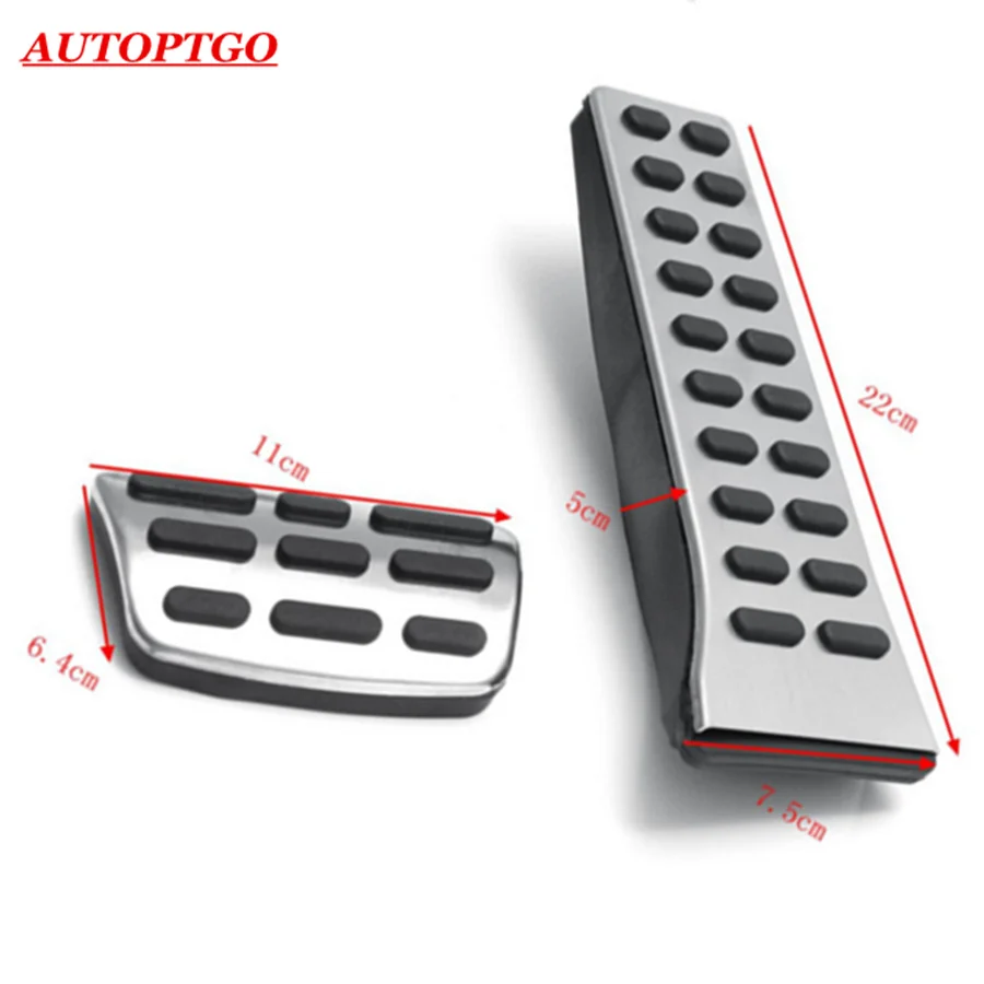 For Hyundai Tucson Santa Fe Sonata IX35 Foot Rest Gas//Brake Pedal Pad Cover Kit