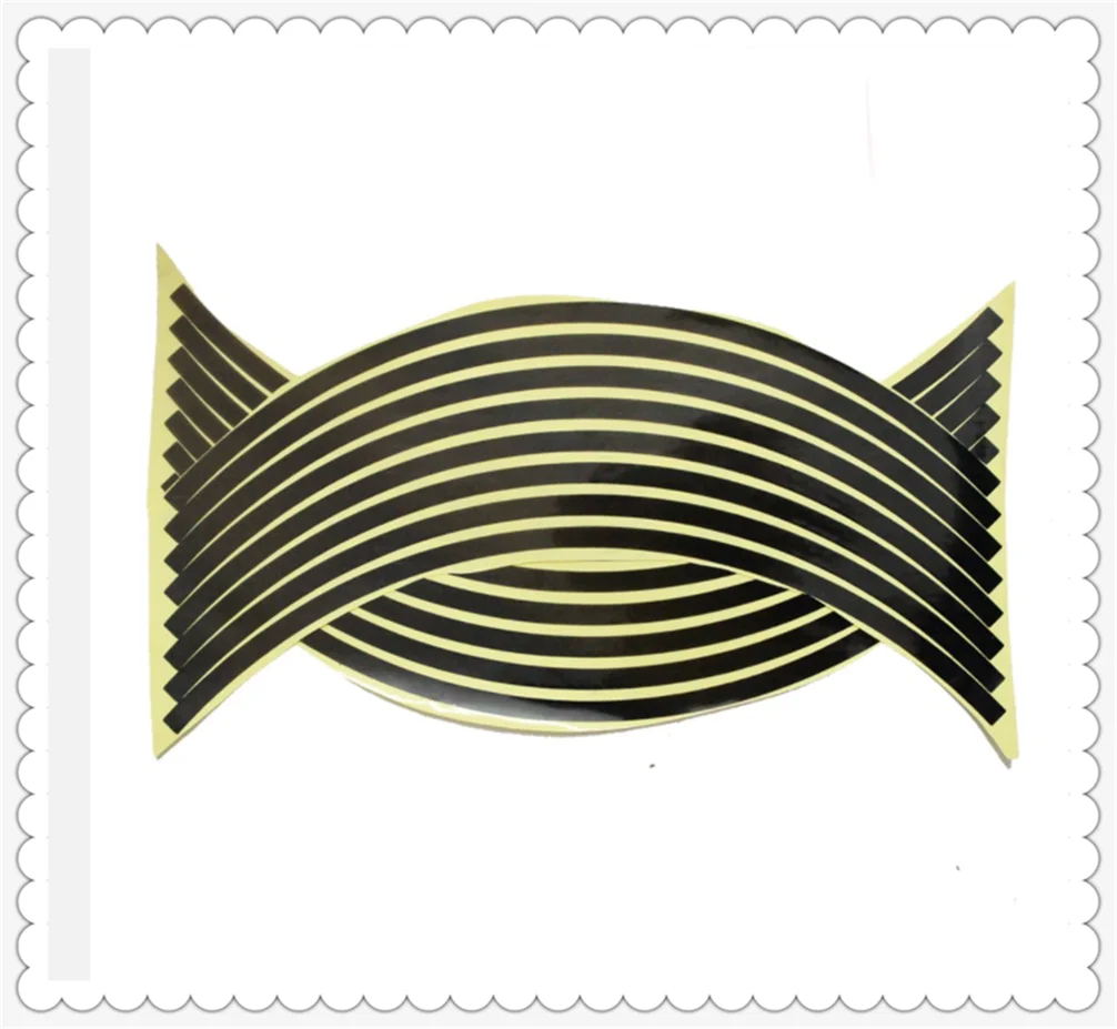 16 PCS Universal Motorcycle Wheel Reflective Sticker Bicycle Decal for SUZUKI GSR600 GSR750 GSX-S750 GSXR1000 GSXR600 GSXR750