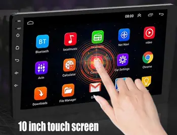 

10.1" Car Multimedia Player 1Din Stereo for Android 8.1 with Up Down Adjustable Screen Wifi bluetooth GPS Nav Radio Player