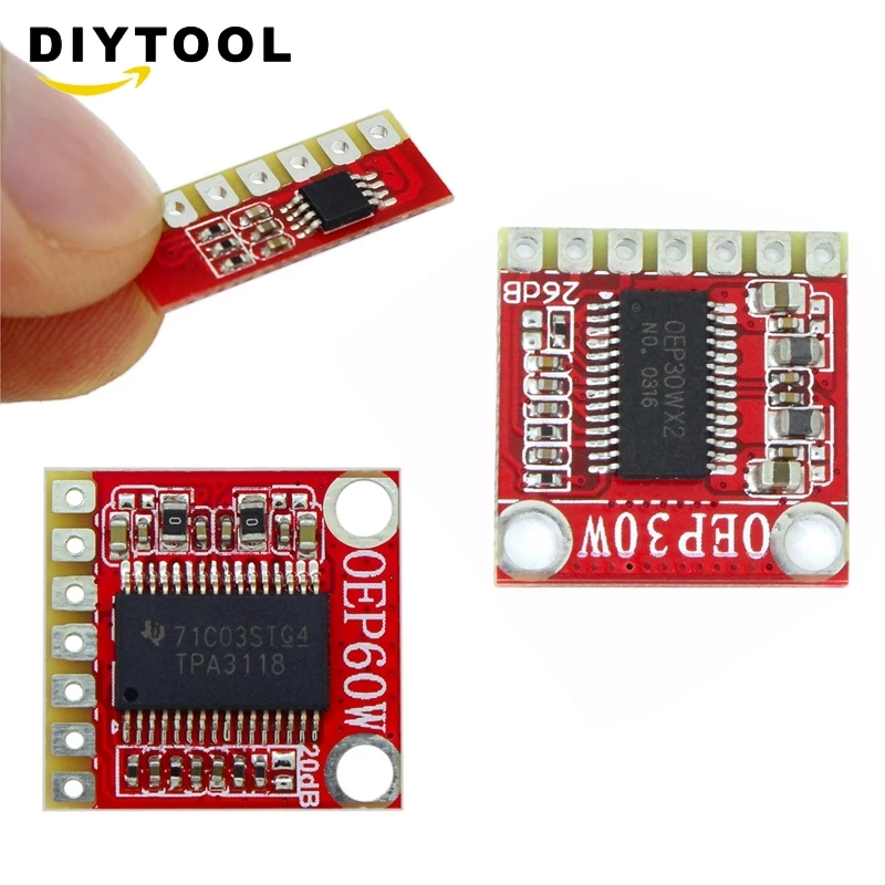 

3W/30W/60W Digital modul Mono Amplifier Board OEP60W D Class IC