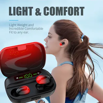

Bluetooth V5.1 Headset Hd Stereo Wireless Earphone Noise Reduction Game Earphone Gradient Sports Earphone #20