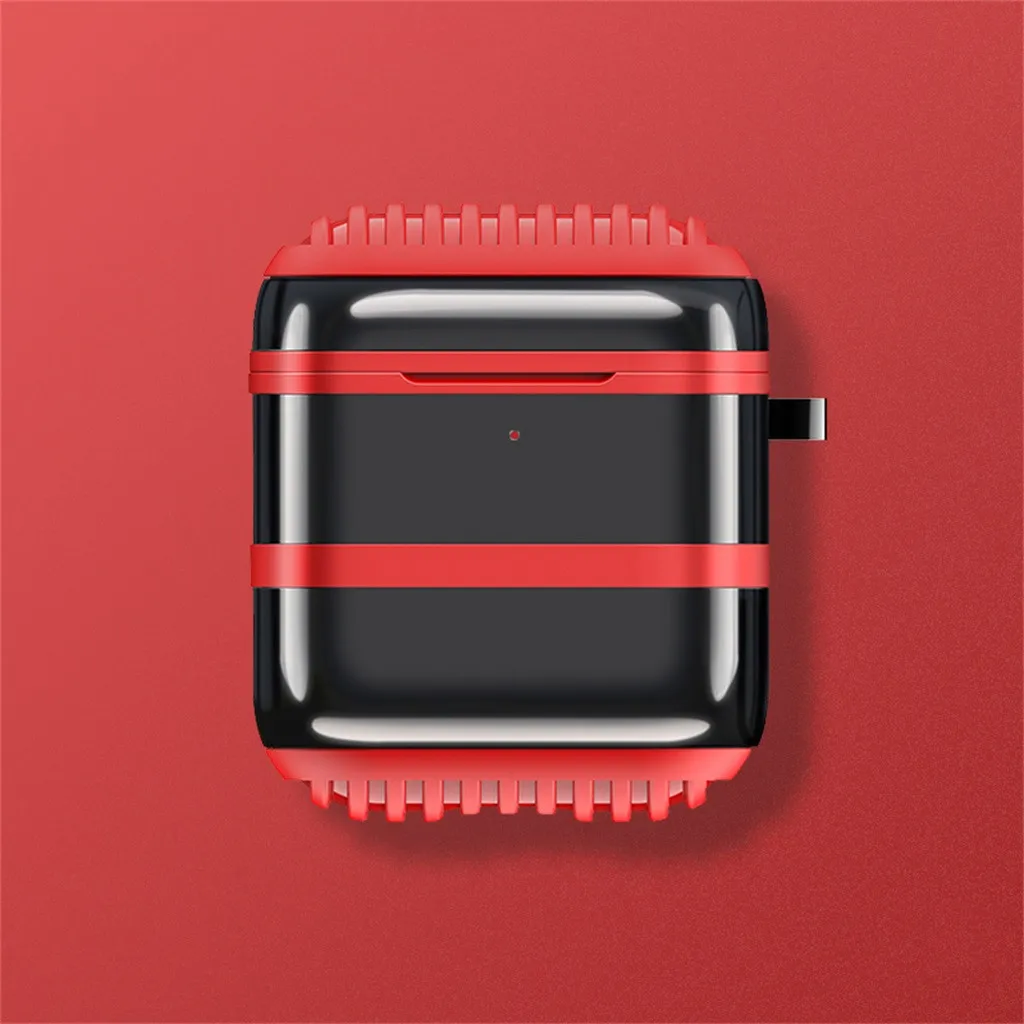 HIPERDEAL Универсальное покрытие+ силиконовый чехол для Apple AirPods 1/2 беспроводная Bluetooth гарнитура зарядная коробка с жестким ПК