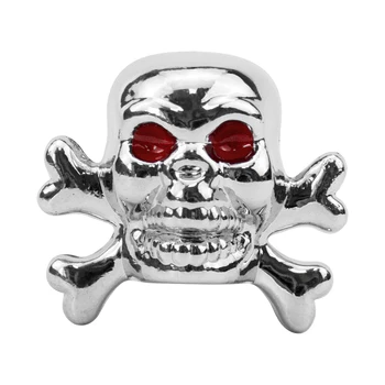 

Universal 4Pcs Hot Selling Skull Wheel Tire Rim Valve Caps Dust Cover Motorcycle Automobile Bicycle Car Styling Car Assessoires
