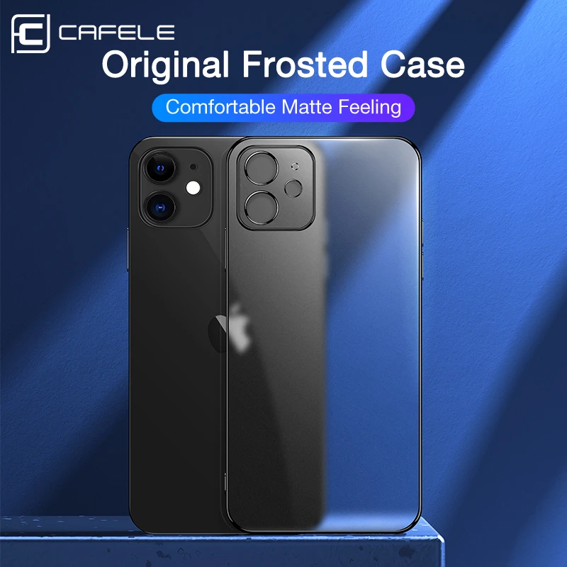 Cafele Original  Case For iPhone 13 12 Pro Max Luxury Soft Silicone Cases For iPhone 13 12 Mini 5.4 6.1 6.7 Transparent Cover iphone 13 mini case cheap