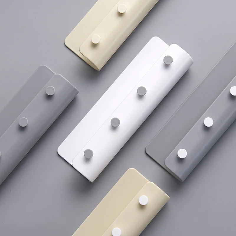 Storage Rack Kitchen Storage Rack Adhesive Shelf Rack Nordic Multi-purpose Powerful Kitchen Bathroom Wall Hallway Punch-free Porch Key Holder Wall Hanging Decor