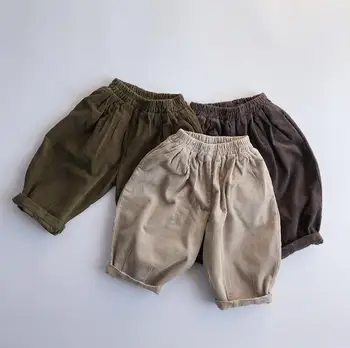 

2020 new boys girls corduroy pants spring fashion kids pants 1-7t HM45