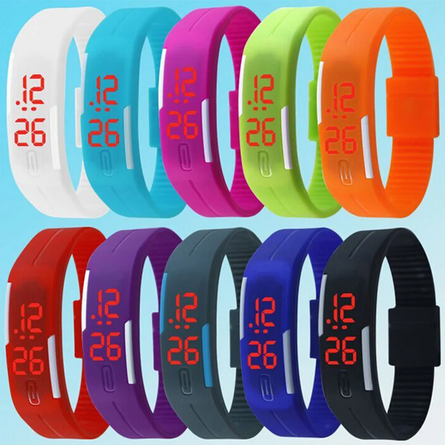 

Supply of Goods Thin Drawstring LED Bracelet & Watch Fashion Touch Control Children Generation E-Students Gift Watch