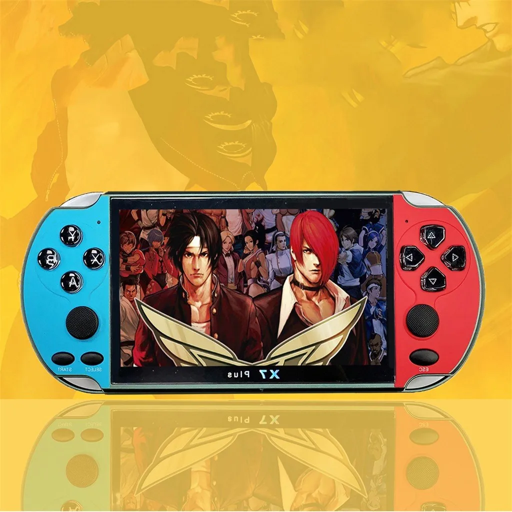 

New Retro Game Console Handheld Portable Built-in 1000 game 5.1 Inch screen Games support TV Out video game machine Player