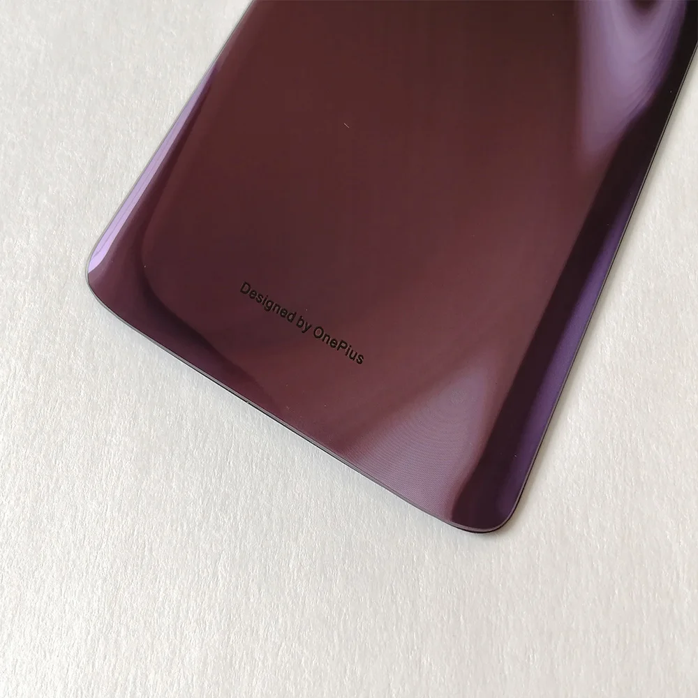 Материал стекло задняя дверь корпуса для one plus oneplus 6T шесть Задняя крышка батареи чехол+ камера Запчасти для объективов