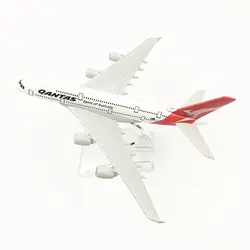 16 см 1/400 масштабная модель полученная литьем под давлением Airbus Qantas A380 Airways Boeing B747-400 модель самолета Австралийский кенгуру авиалиний детская