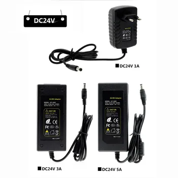 

24V 1A 2A 3A 4A 5A 6A Converter Adapter LED Power Switching Supply Adapter AC100-240V to DC 24V Transformer With cord plug cable