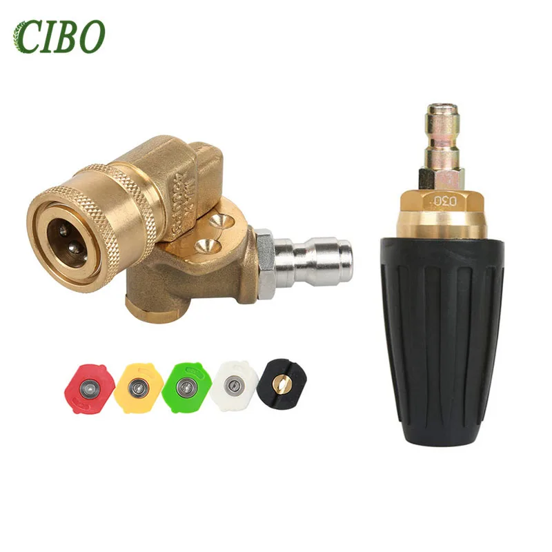 Hig Pressure Washer Pivoting Coupler 180 Degree With 5 Angles For