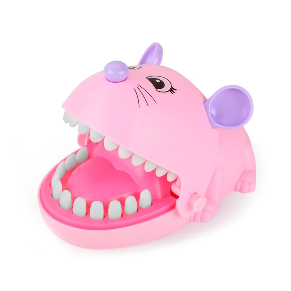 Забавная мышь рот укус палец игра Трюк Шалость проп дети интерактивная игрушка
