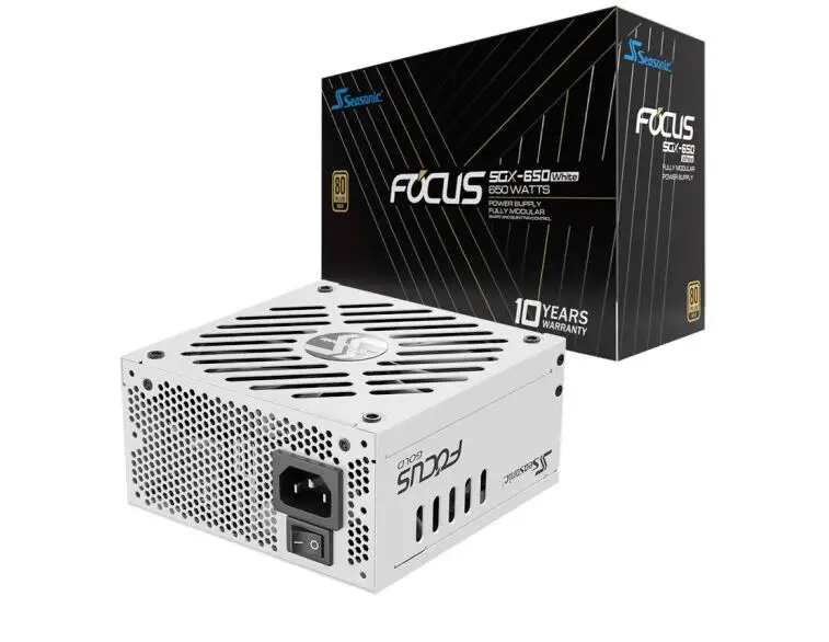 Seasonic FOCUS SGX650 белый ограниченный выпуск 650 Вт 80PLUS Золотой сертифицированный