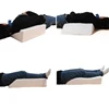S Shape Sponge Portable Travel Footrest Leg Raiser Pillow Bed Foot Rest Relax Support Pillow White Blue Cover Massage Pillow 6