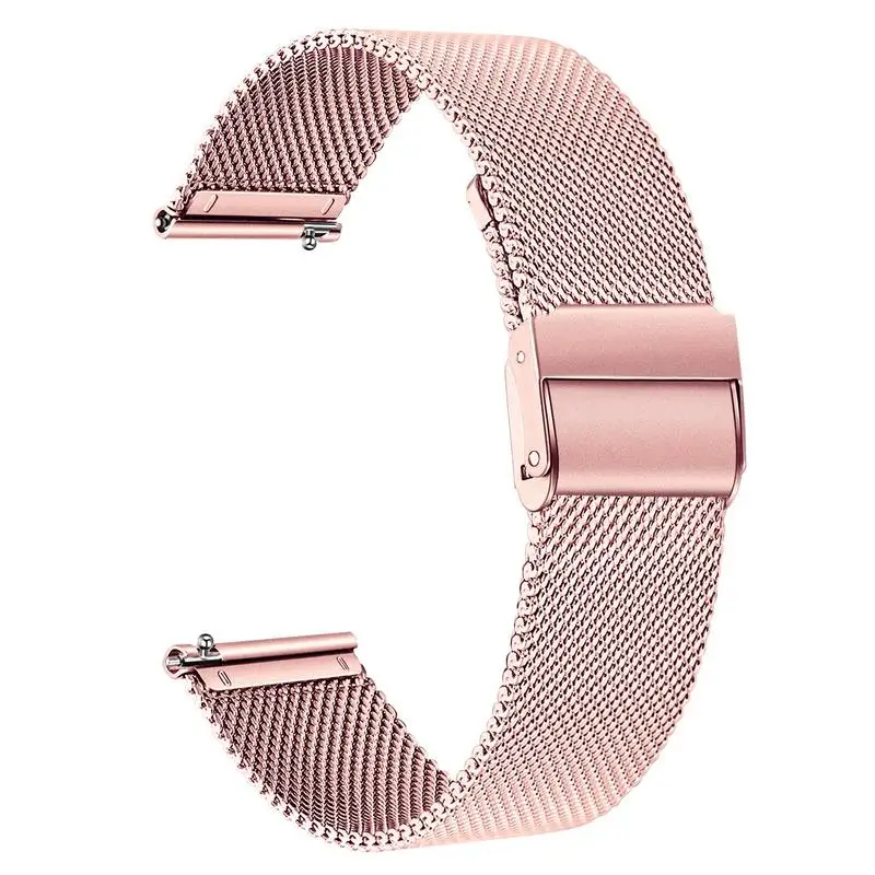 Ceny Milanese Watchband do Samsung Galaxy Watch Active2 44mm 40mm Mesh pasek ze stali nierdzewnej pasek szybkiego uwalniania Active 2 bransoletka