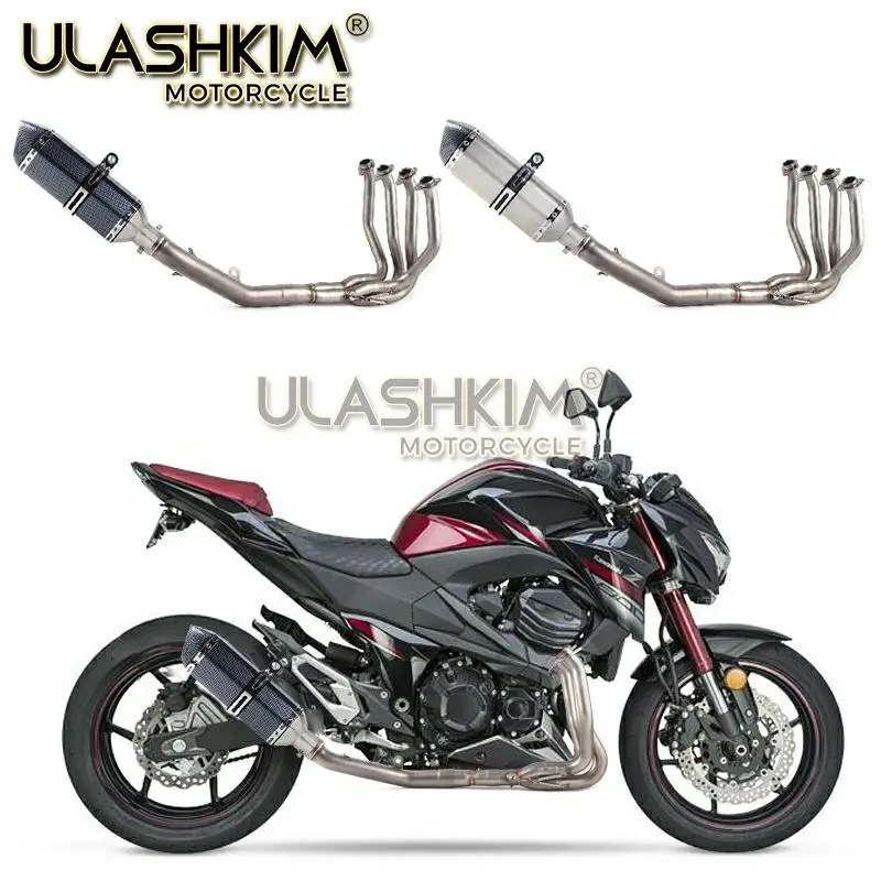 Мотоцикл Полная система глушитель Модифицированная средняя звеньевая труба без