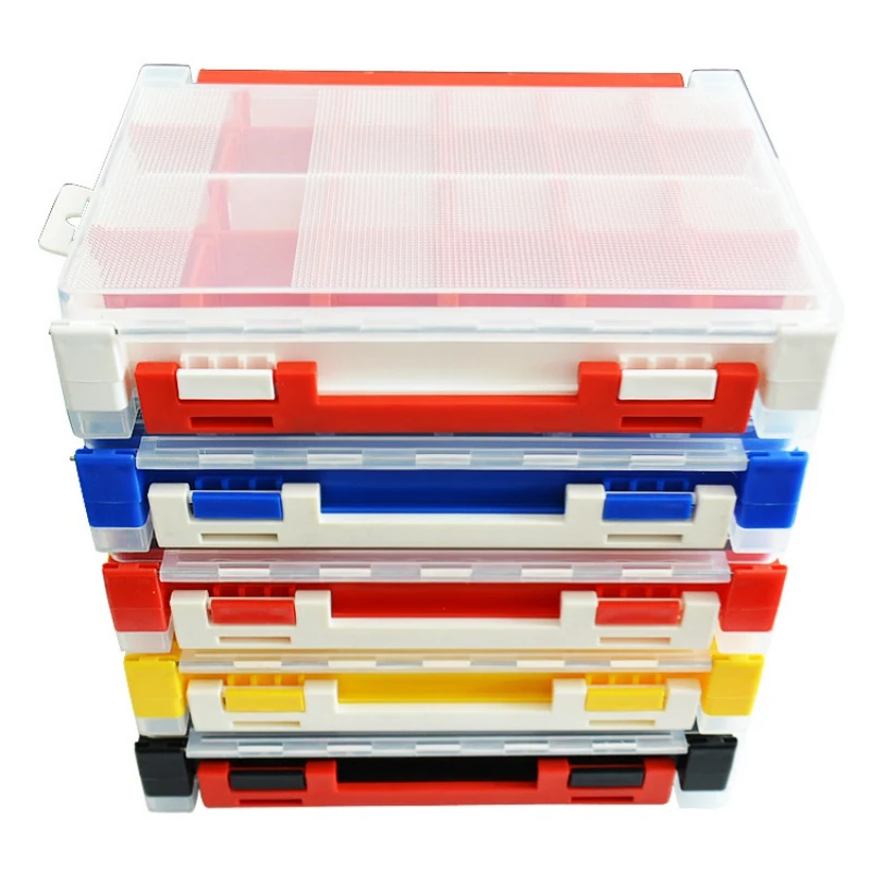 

Multi-compartments Fishing Tackle Box Waterproof Double Side Bait Lure Hooks Storage Boxes Carp Fly Fishing Accessories KT01