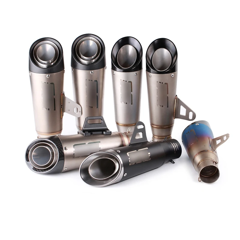 

Universal 51 mm/61 mm Motorcycle Exhaust Pipe No DB Killer Escape for Street Bike Scooter Z1000 ZX6R Z900 YZF-R3 Z250 Z400